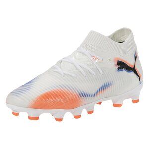 PUMA Future 8 Pro FG/AG Junior Firm Ground Soccer Cleats US 4.5 White Black Kids